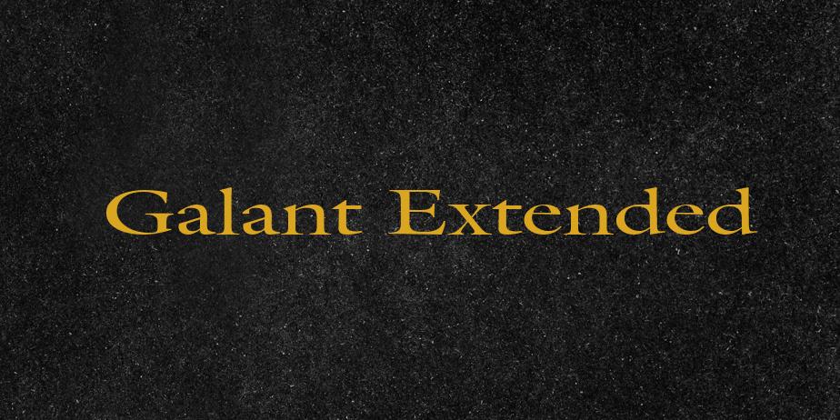 Fonte Galant Extended