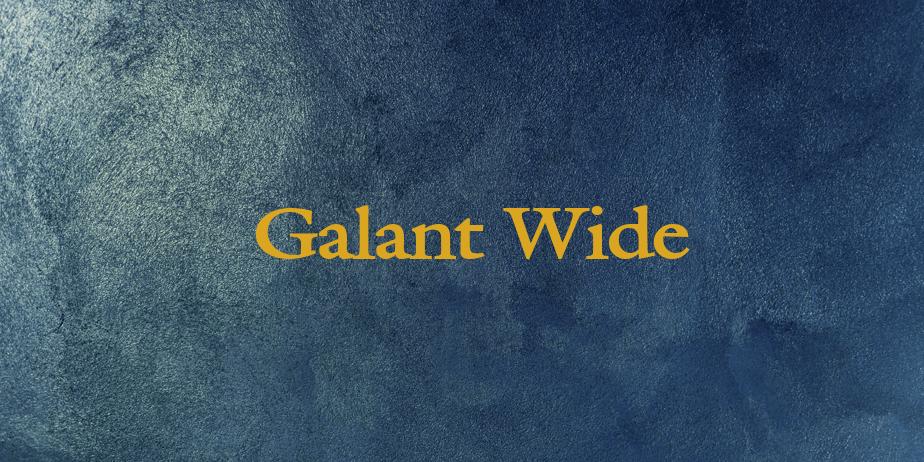 Fonte Galant Wide