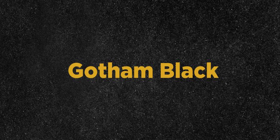Fonte Gotham Black