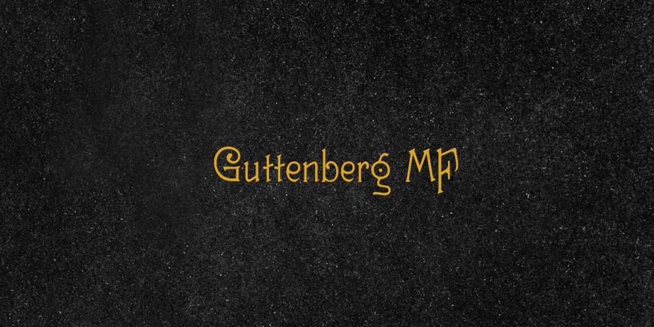 Fonte Guttenberg MF