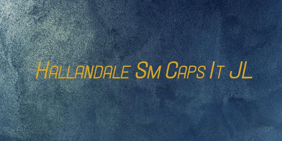 Fonte Hallandale Sm Caps It JL