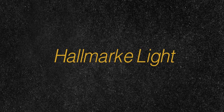 Fonte Hallmarke Light