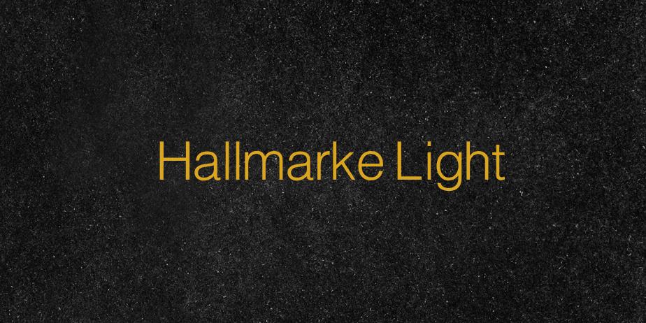 Fonte Hallmarke Light