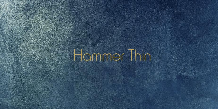 Fonte Hammer Thin