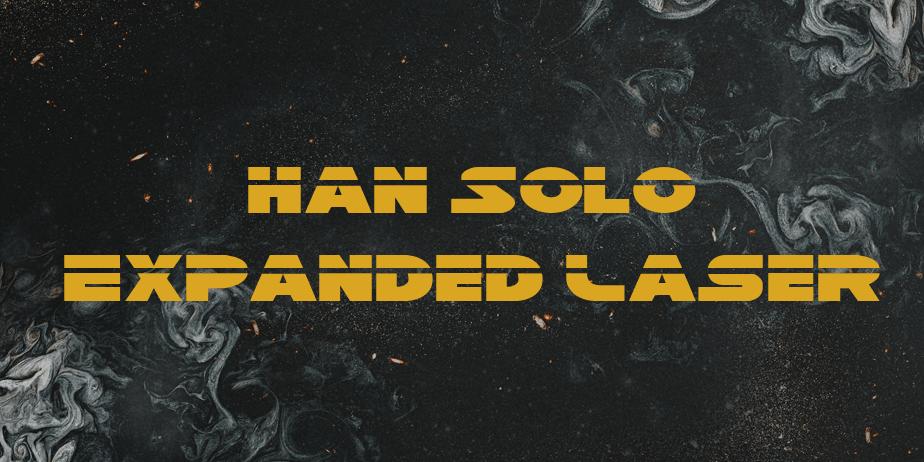 Fonte Han Solo Expanded Laser