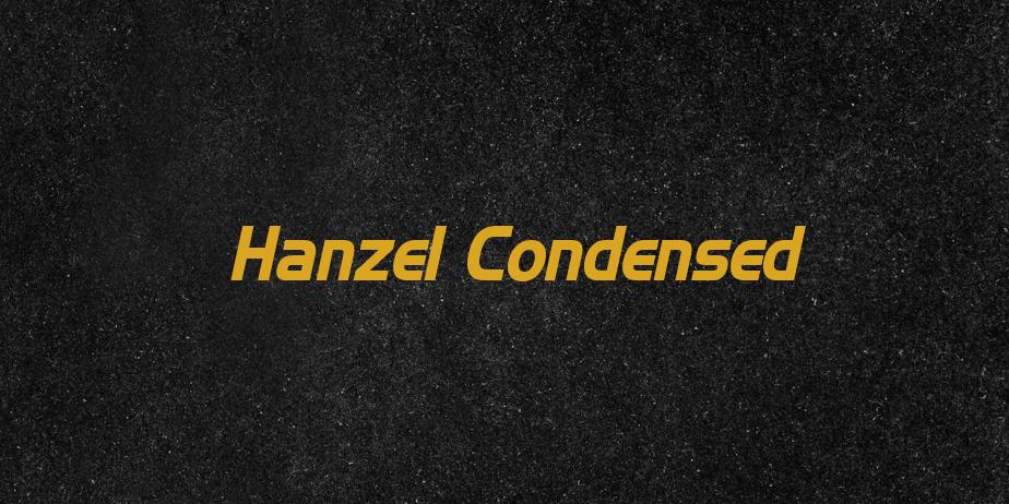 Fonte Hanzel Condensed