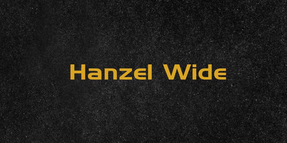 Fonte Hanzel Wide