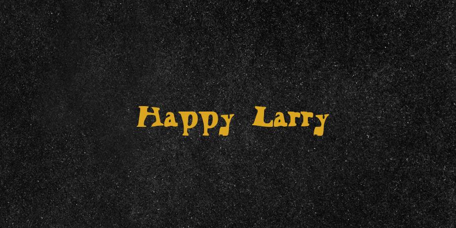 Fonte Happy Larry