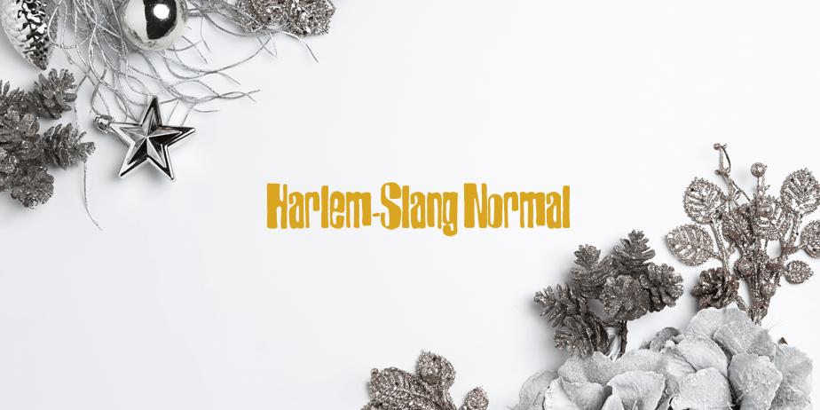 Fonte Harlem-Slang Normal