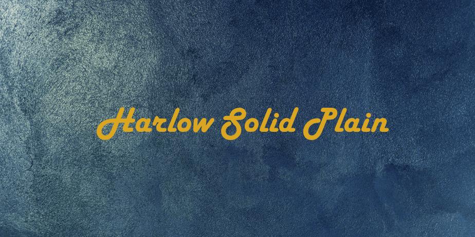 Fonte Harlow Solid Plain