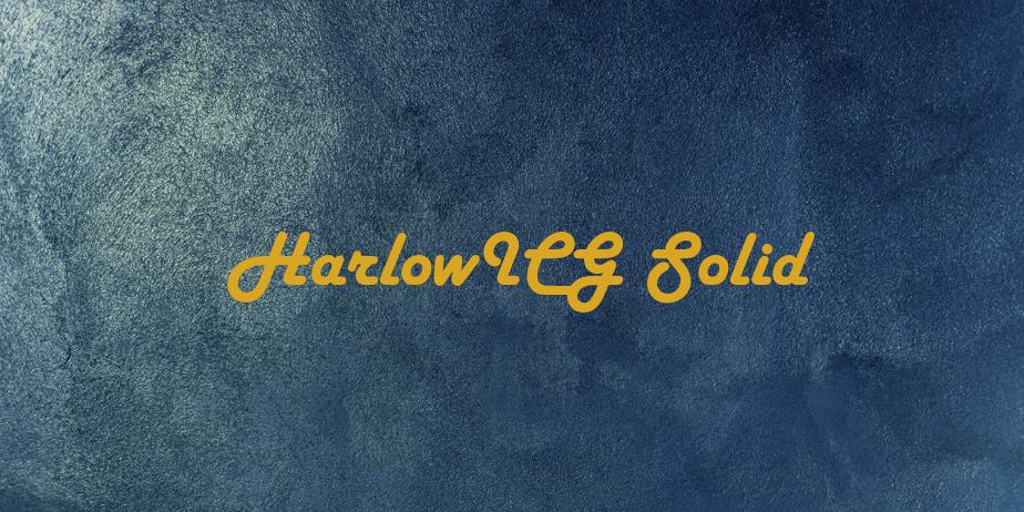 Fonte HarlowICG Solid