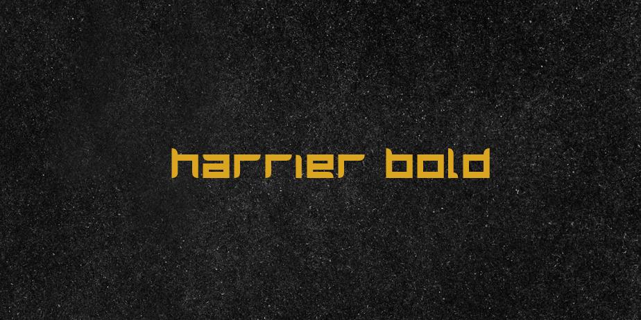 Fonte Harrier Bold