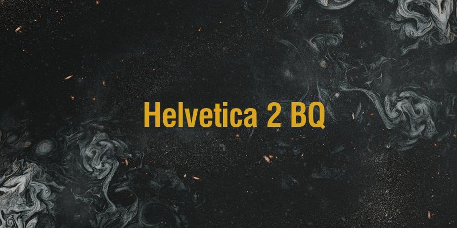 Fonte Helvetica 2 BQ