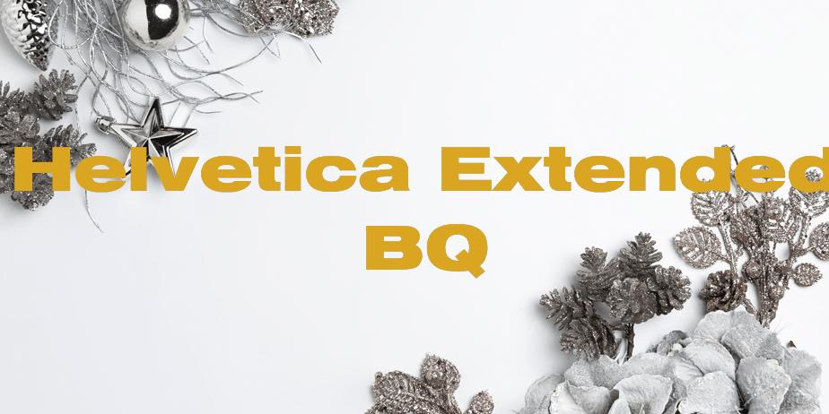 Fonte Helvetica Extended BQ