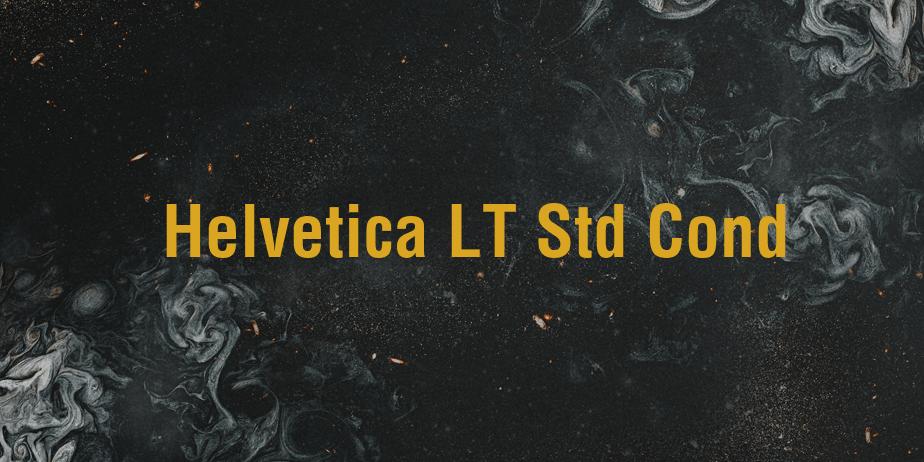 Fonte Helvetica LT Std Cond