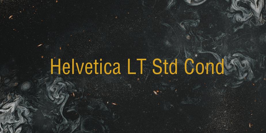 Fonte Helvetica LT Std Cond