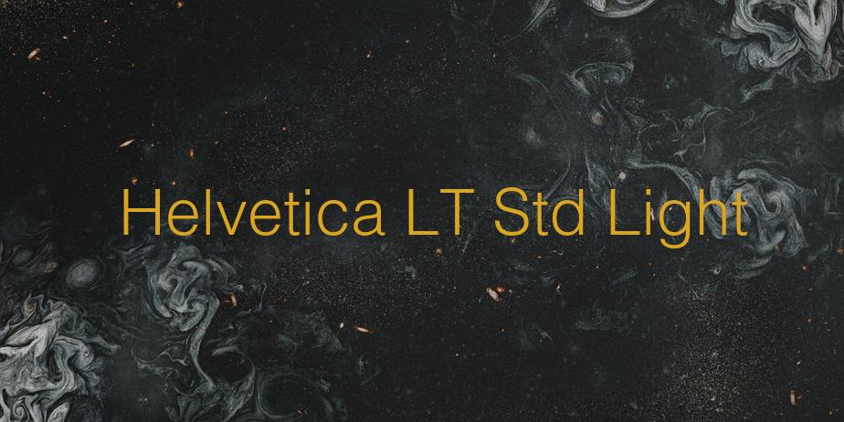 Fonte Helvetica LT Std Light