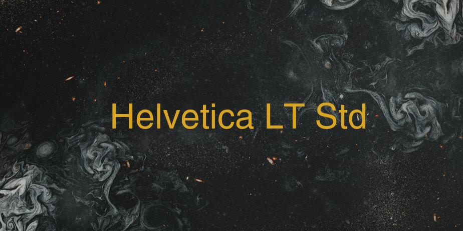 Fonte Helvetica LT Std