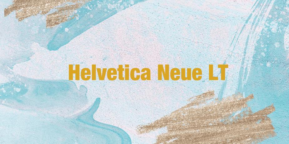 Fonte Helvetica Neue LT