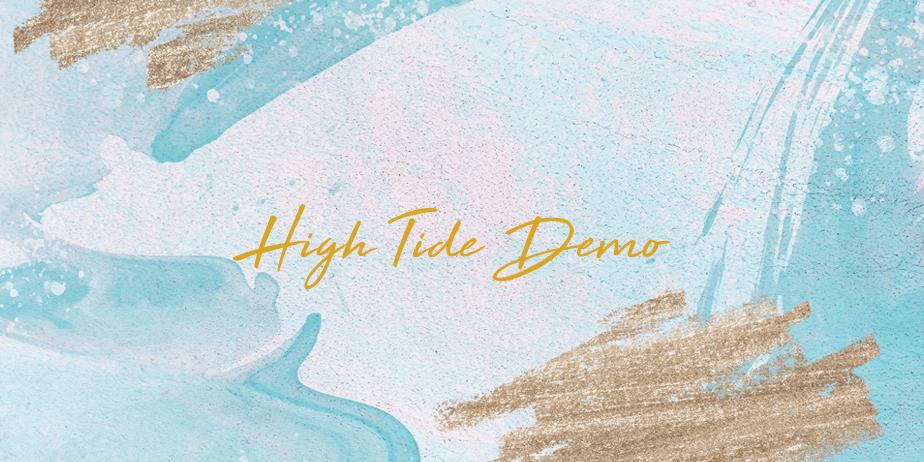 Fonte High Tide  Demo