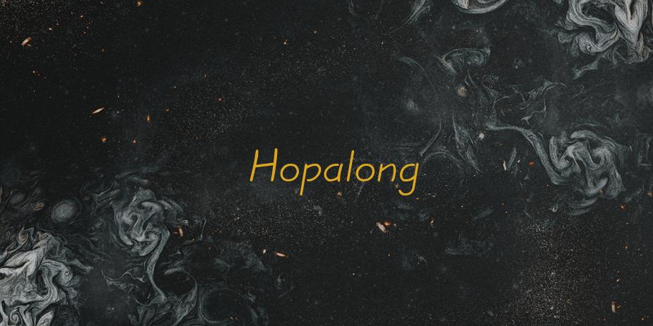 Fonte Hopalong