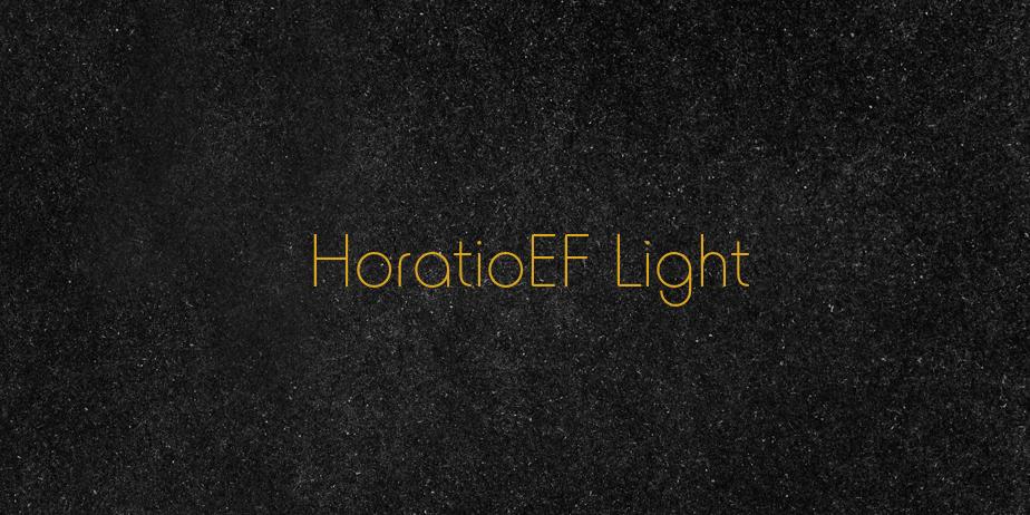 Fonte HoratioEF Light