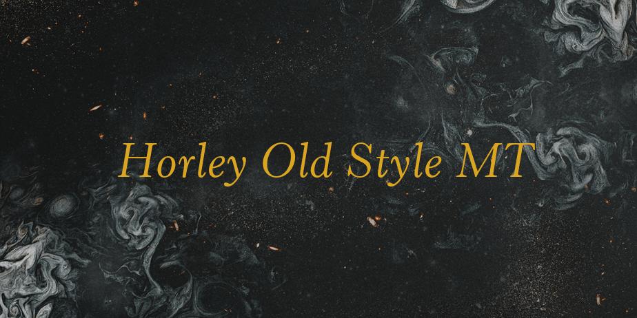 Fonte Horley Old Style MT