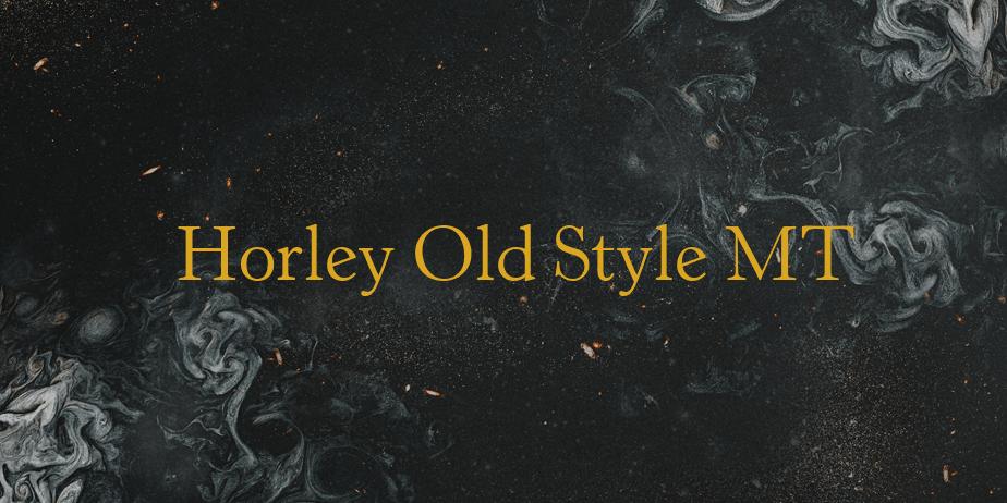 Fonte Horley Old Style MT