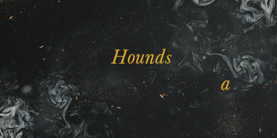 Fonte Hounds Italic