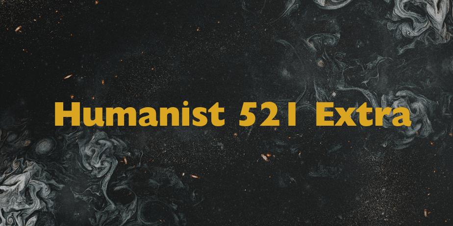 Fonte Humanist 521 Extra