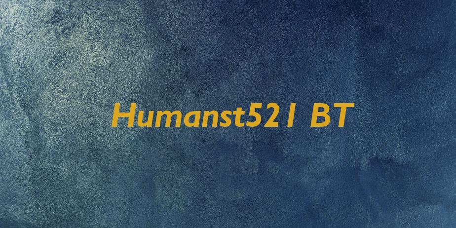 Fonte Humanst521 BT