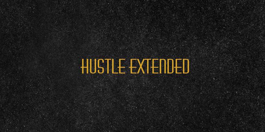 Fonte Hustle Extended