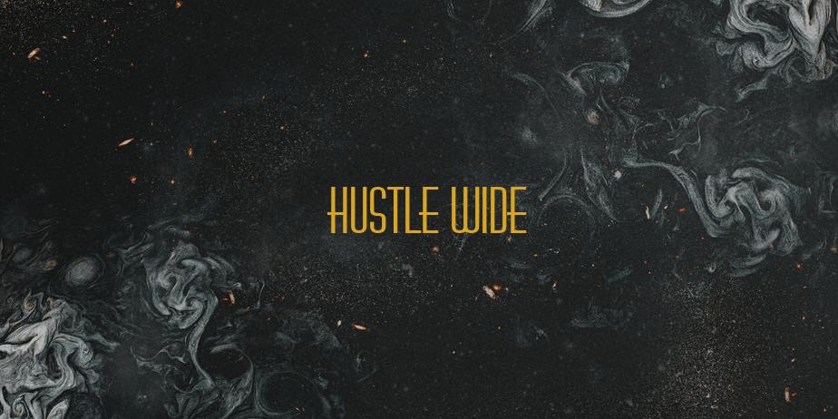 Fonte Hustle Wide