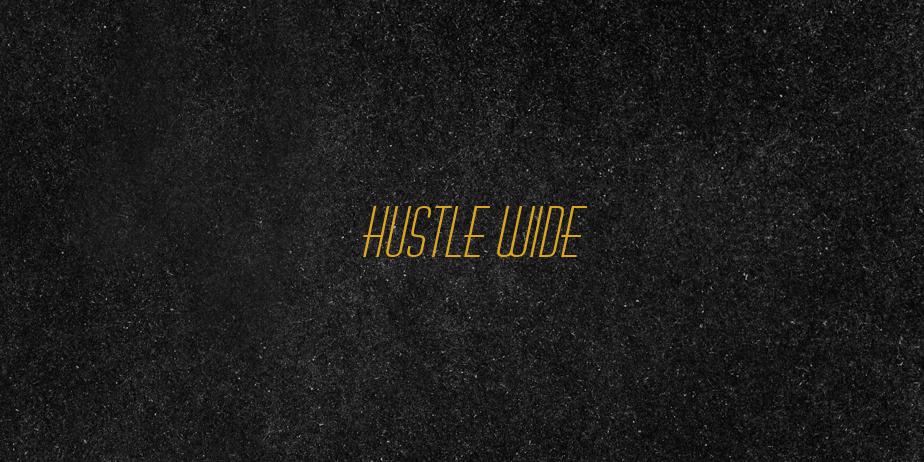 Fonte Hustle Wide