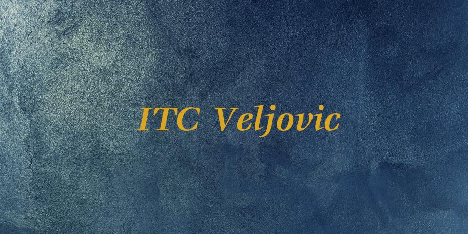 Fonte ITC Veljovic