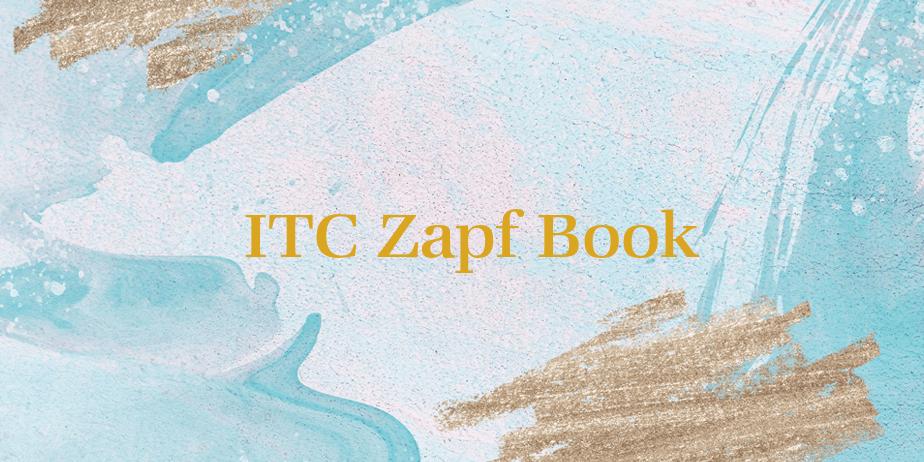 Fonte ITC Zapf Book