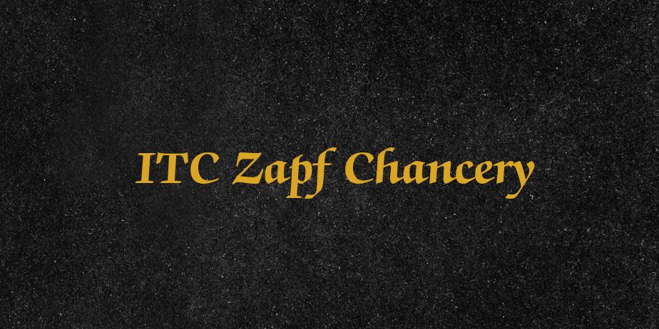 Fonte ITC Zapf Chancery