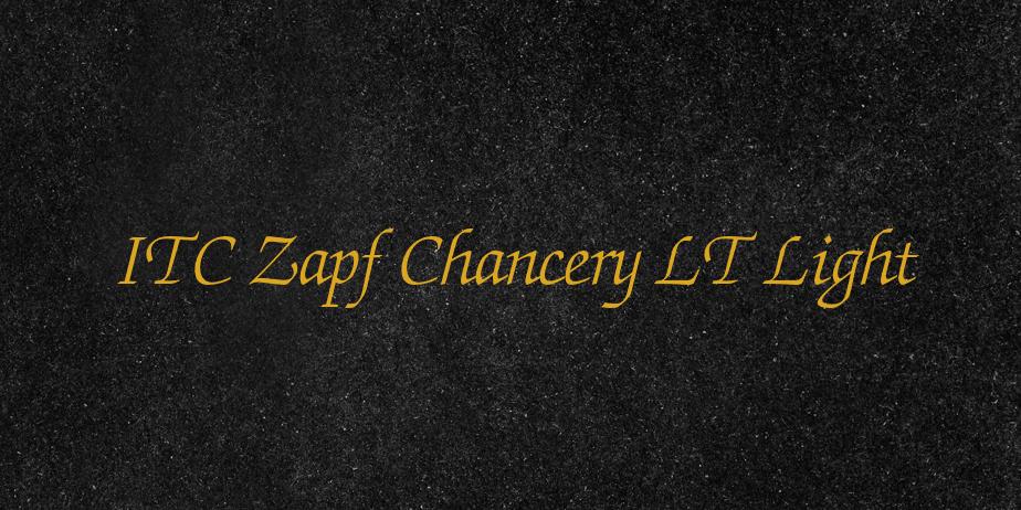 Fonte ITC Zapf Chancery LT Light