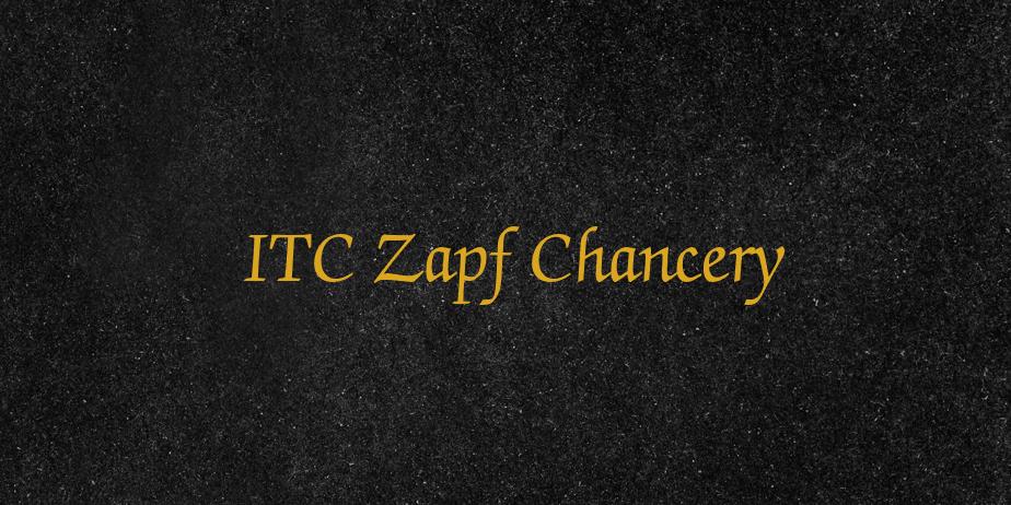 Fonte ITC Zapf Chancery