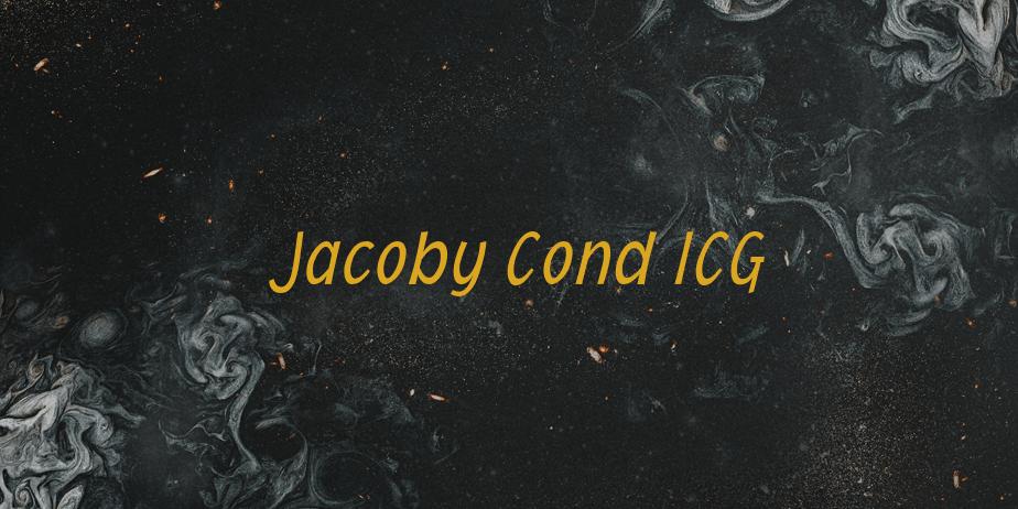 Fonte Jacoby Cond ICG