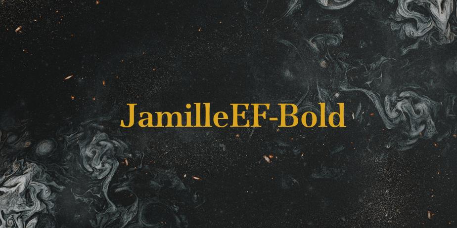 Fonte JamilleEF-Bold