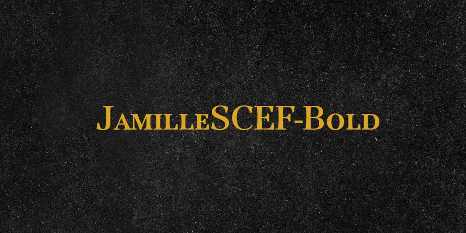 Fonte JamilleSCEF-Bold