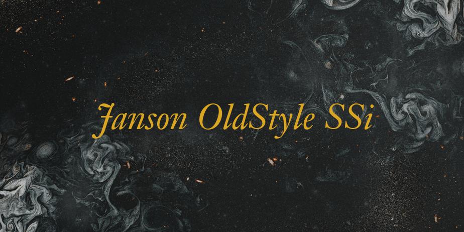 Fonte Janson OldStyle SSi