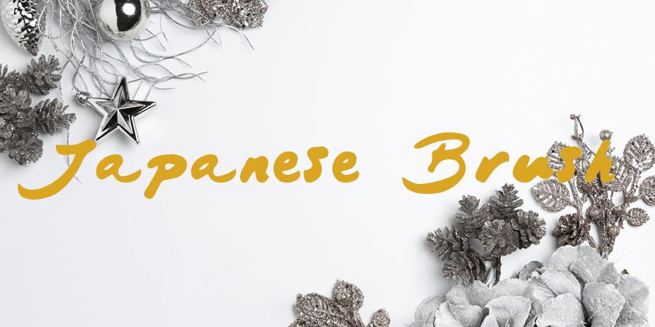 Fonte Japanese Brush