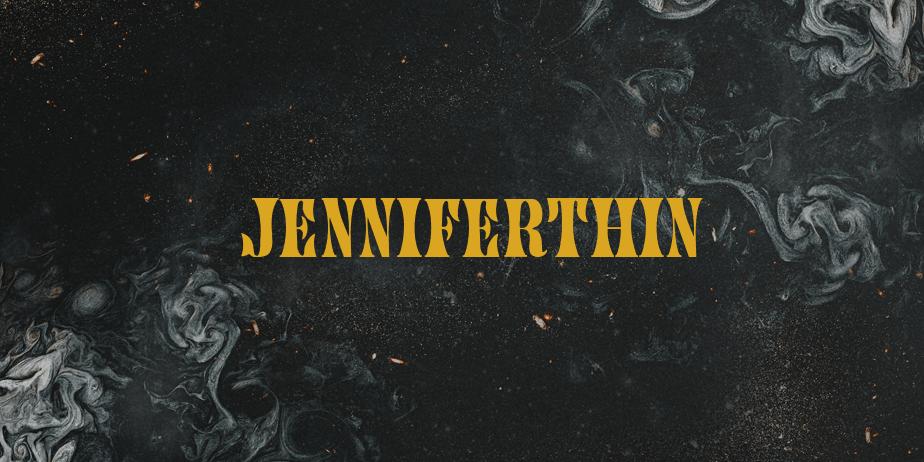 Fonte JenniferThin