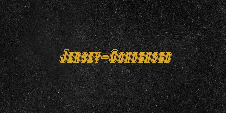 Fonte Jersey-Condensed