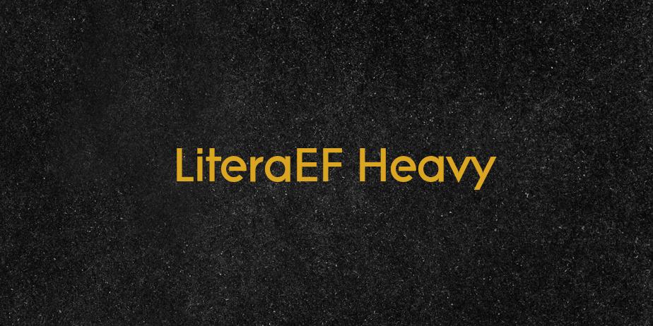 Fonte LiteraEF Heavy