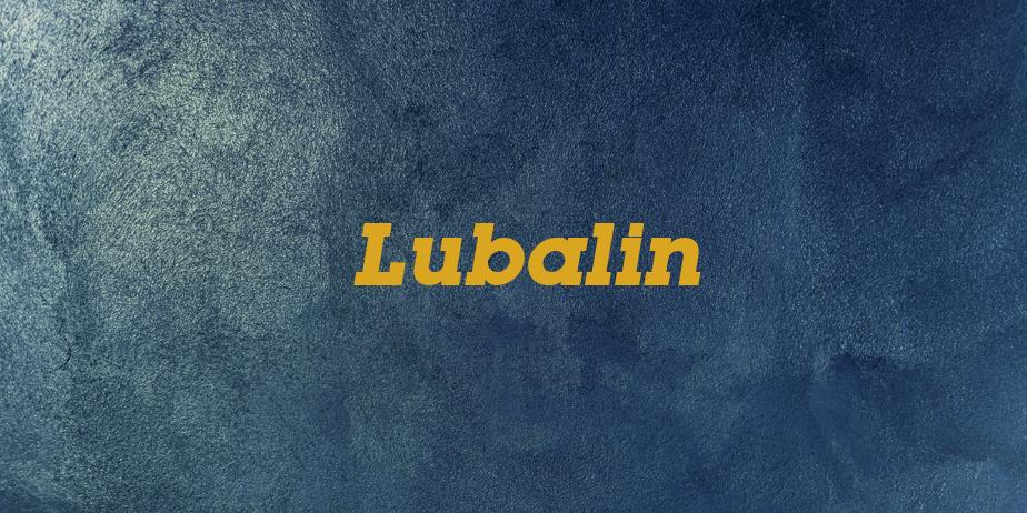 Fonte Lubalin