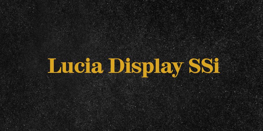 Fonte Lucia Display SSi