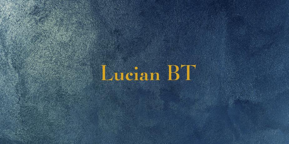 Fonte Lucian BT